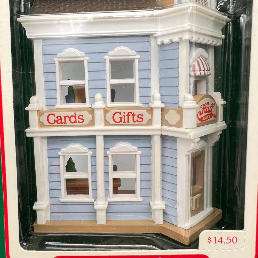 Hallmark Keepsake HALL BRO'S CARD SHOP Ornament Collectors Series 1988 NIB - Picture 3 of 10